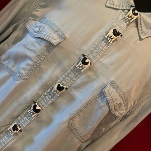 Black/White Cow button covers